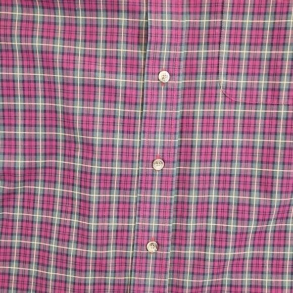 LL Bean Men’s Wrinkle Resistant Long Sleeve Plaid Sport Shirt - XXL - 218573 - Picture 3 of 16